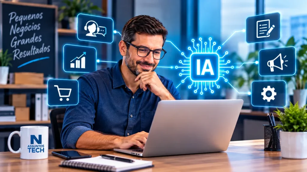Inteligência Artificial para Pequenas Empresas: 10 Maneiras Práticas de Usar IA em 2026 1 ia pequenas empresas imagem interna 01